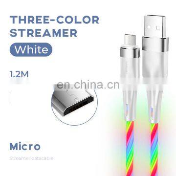 JOYROOM Braided l Led Light Usb Data Cable Fiber Optic Lighting Cable photo-2