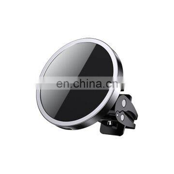 OEM Cargadores 15W Fast Charging Air Vent Car Phone Holder Mount Magnet Magnetic Wireless Charger for IPhone 12 photo-3