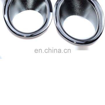 Pair Chrome Front Fog Light Lamp Covers Trim Ring For Nissan Qashqai 07-15 photo-2