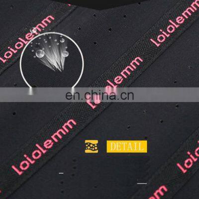 Custom Sweet Belts Waist Trimmer Abdominal Trainer Adjustable Sweat AB Belt With Zipper Pocket