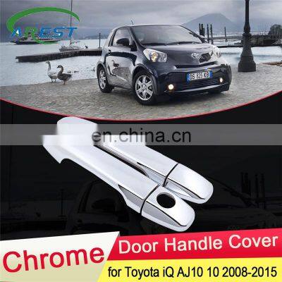 for Toyota iQ AJ10 10 2008 2009 2010 2011 2012 2013 21014 2015 Chrome Door Handle Cover Catch Trim Set Car Styling Accessories