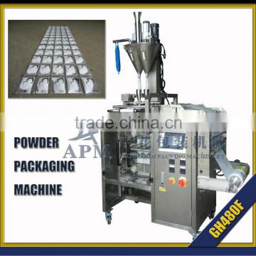 Multi-track powder sachet packing machine 4 side sealing