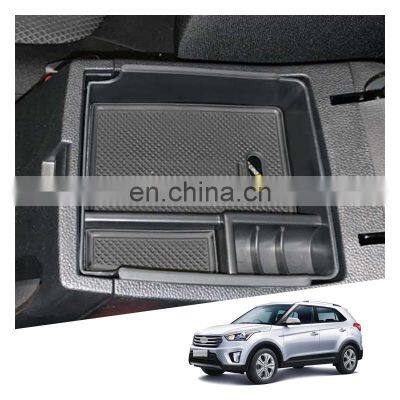 Interior Accessories Parts Silicone Armrest Rest Storage Box Center Control Console Organizer Tray For Hyundai Ix25 2020-2021