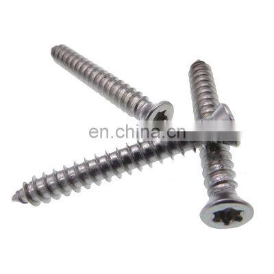 ss304 /ss316 countersunk head self tapping screws