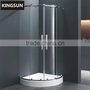 Portable Acrylic Tray Sliding Shower Room Rollers Shower Cabin K-7206