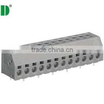 Pitch 5.00 mm 300V 10A 2P-24P Spring Terminal blocks Screwless terminals