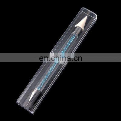 Wholesale Nail Art Dual-ended Dotting Pencil Wax Head Pick Up Rhinestone Picker Nail Art Pen photo-5
