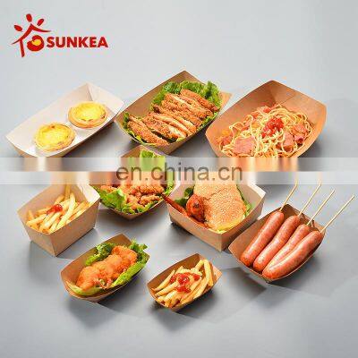 New product food grade packaging disposable paper food trays