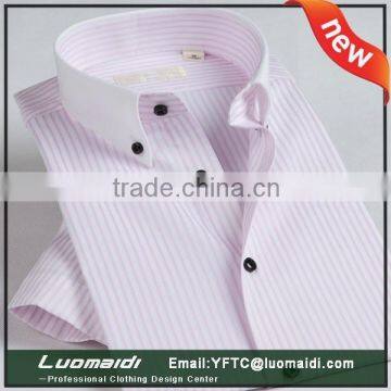 Manufacture price pure cotton fabric short sleeve men/wholesale custom short sleeve men shirts/fashionable shirts in plus size