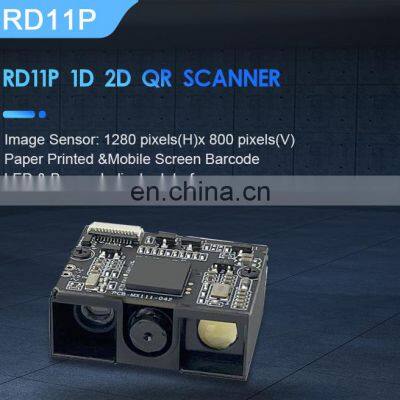 TTL 1D 2D QR Raspberry Pi 1280*800 CMOS PDF417 Aztec Datamatrix Embed Barcode Scanner Module Engine for POS Machine photo-5