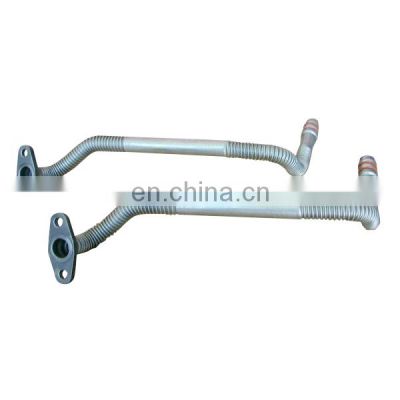 Custom Auto Parts Iron Fuel Return Pipeline 3287573 Dongfeng Tianjin ISDE Cummins turbocharger return pipe