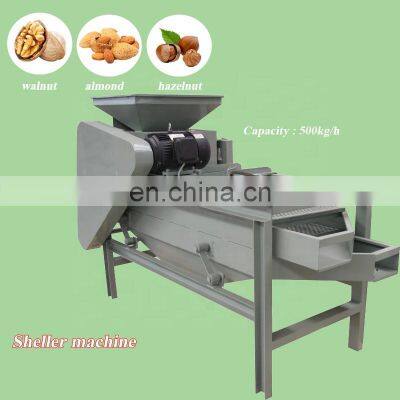 Commercial Almond Dehulling Machine Nuts Shell Broken Machine Cashew Nut Shelling Machine photo-2