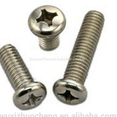 Fully Threaded Cross Recessed Screw Metal Building / Automobile Industry