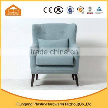 KD button tufted butterfly wing lounge sofa chair for commercial use