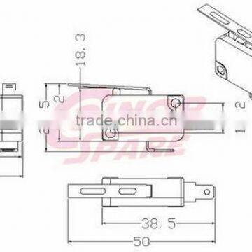 New Wholesale top quality surface mount mini micro slide switch