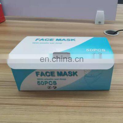 Skin-friendly High Quality Non Woven Disposable 3 Layer Medical Surgical Face Mask photo-5