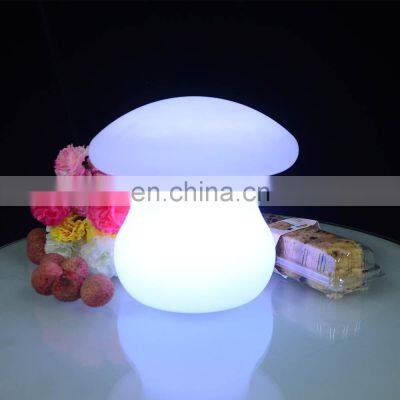 Dongguan mushroom led reading table lamp table light for books 16 color changes LED mushroom lamp