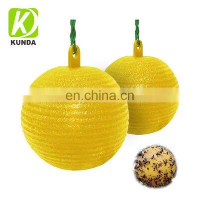 Outdoor Hanging Disposable Plant Protection Fruit Fly Wasp Yellow Jacket Insect Catcher Trap Bug Ball