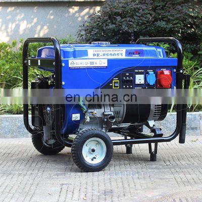 BISON CHINA 6000w Generators OHV Gasoline Engine 190F 15HP Petrol Portable 6 kw Generator