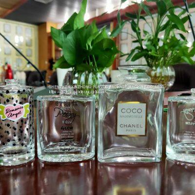 Hot Selling Manual Irregular Oval Flat Square Plastic Perfume Glass Jar Automatic Bottle Cap Servo Hot Stamping Machine for on Cosmetics Drinking Glass Bottles