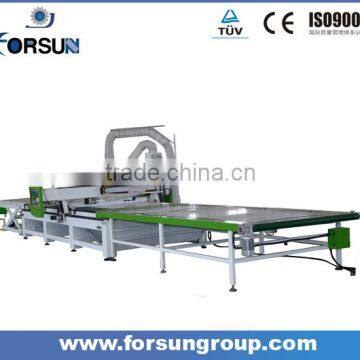 AUTO unloading pusher wooden plank cnc router machine /nesting woodworking cnc router