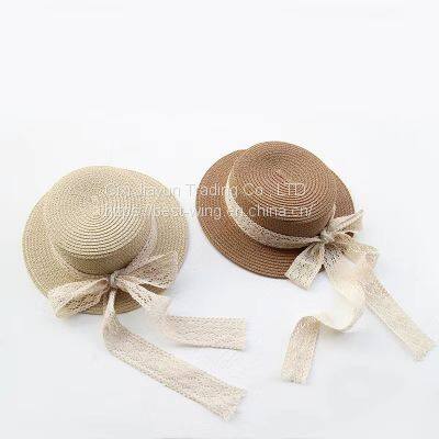 Sun-Proof Wholesale Paper Straw Designed Summer Fashion Wide-Brim Adults Beach Hat