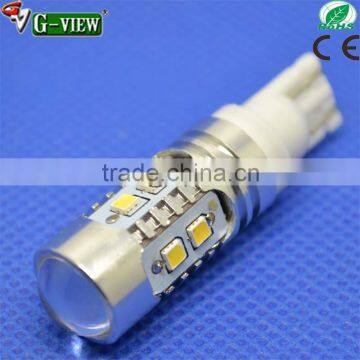 high quality t10 2323 10smd auto bulb led packing light reversing light backup light w5w