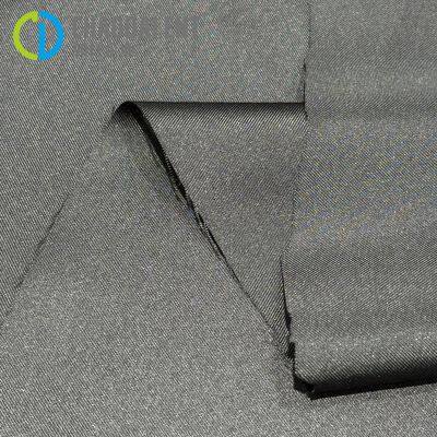 Eco-friendly GRS 90GSM Woven Twill 250T 100%RPET Recycled Polyester Fabric for Coat & Suit LiningBag Lining photo-3