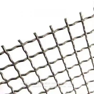 Carbon Steel Crimped Wire Mesh for Mining Crusher Screen Wholesale High Quality stainless steel crimped mesh screen 304 316 316L