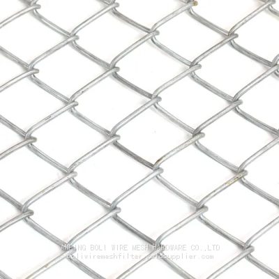 Galvanized woven chain link mesh /Chain Link mesh Fance/ Farm mesh Fence / Galvanized Wire fence/ PVC Costed/ Woven Fence