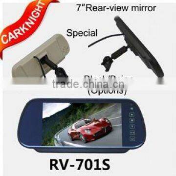 7 inch car accessories lcd rear view mirror car monitor