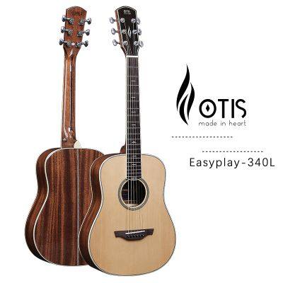 34inch Otis Spruce Solid Top Guitar Wholesaler Acoustic Guitar Supplier 340L Wood Guitar Manufacturer