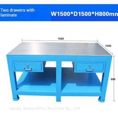 Durable Multi-Functional Workbench with Large Surface and Tool Storage Drawers for Workshops, Auto Repair, and Laboratories