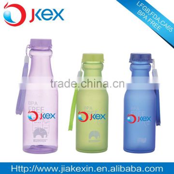 2016 popular simple colorfu straw water mug, plastic bottle