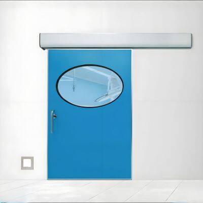 Customized Hospital Sliding Doors Aluminum Honeycomb Filling Automatic Operating Room Doors Foot Sensor Switch Airtight Door