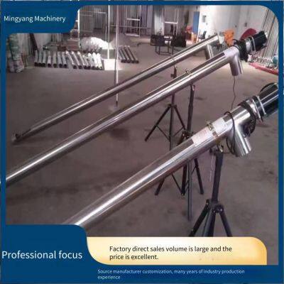 grain extractor with spiral hose, vehicle-mounted electric small grain suction machine, model 120 hose screw material suction machine