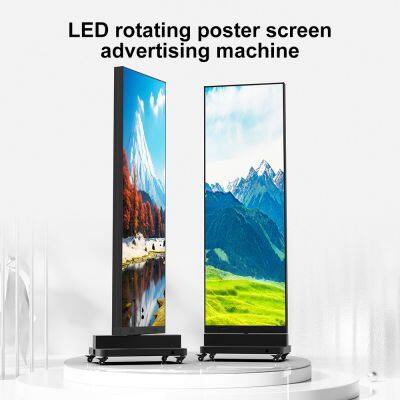 Likang Display P12.5-GOB Indoor Movable Full-color Electronic LED Poster Screen Advertising Machine Shopping Mall