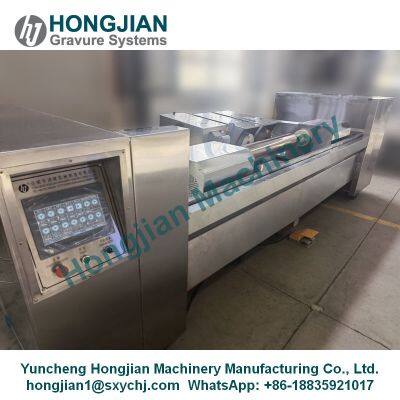 HJ Трёхголовая медная шлифовально-шлифовочная машина для гравюрных цилиндров