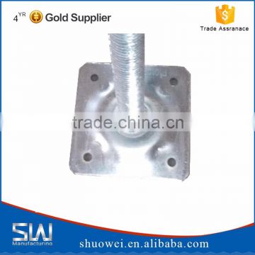 Steel Scaffolding Adjustable Base Plate Jack