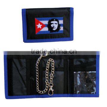 Trifold nylon chain wallet at factory price