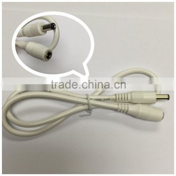 NEW cable with White Color UL 2464 80C 300V of Cable DC male to Female