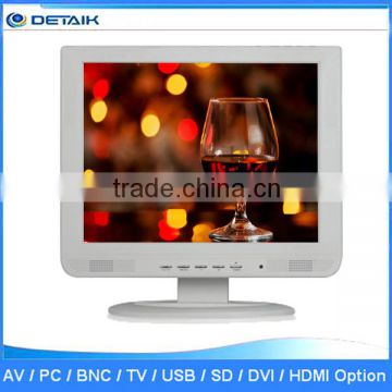 DTK-1519 OEM Acceptable VGA Input 15 Inch White Color TFT LCD Monitor