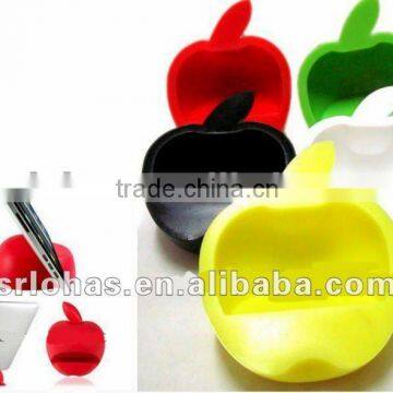 Beautiful apple form silicon stand for ipad