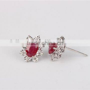 2015 Style Wedding 925 Sterling Silver Earring With Display Stand photo-4