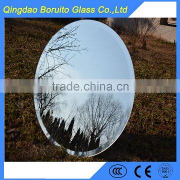 Chinese manufacture bevelled silver mirror glass