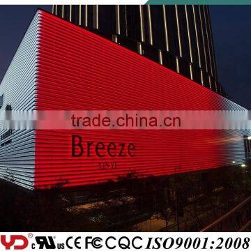 ip68 led wall washer low carbon water proof led advertising mesh led screen outdoor