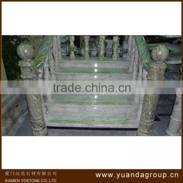 Top Level Hot Sale White Marble Handrails Deck Stairs photo-5