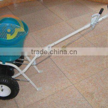 garden spreader, manual fertilizer spreader, plastic fertilizer spreader