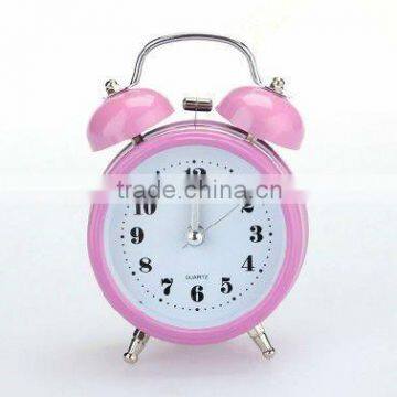 red twin bell alarm clock