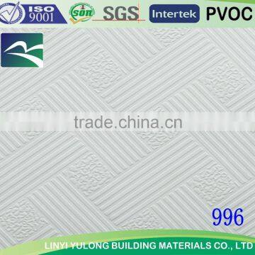 best prices PVC laminated gypsum ceiling board